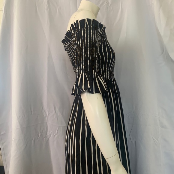 Design Lab Striped Strapless Dress - Picture 4 of 12